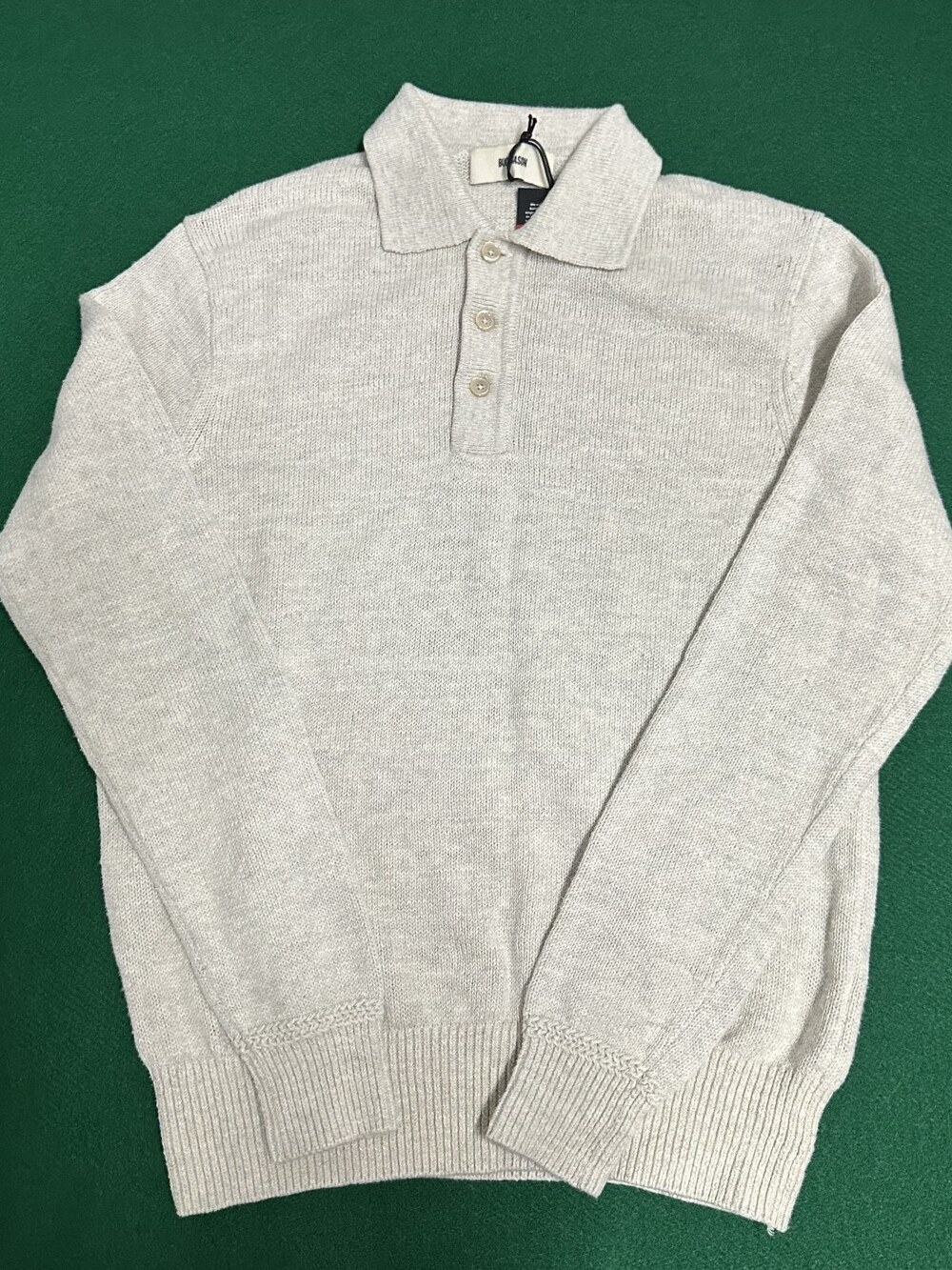 Buck Mason Seafarer Cotton Rugby Polo Long Sleeve Mens XS MRSP $168 NWI [DB18]